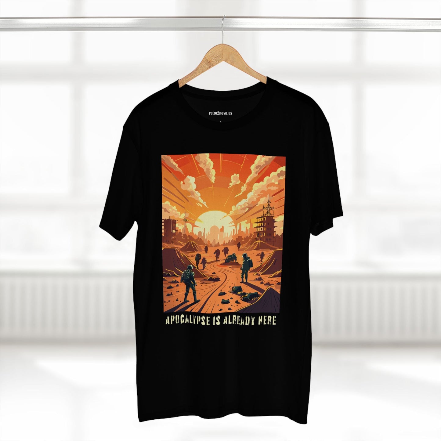 Cataclysm Doomsday Shirt Unisex Premium Cotton Tee With Original Art Retro2Nova Design