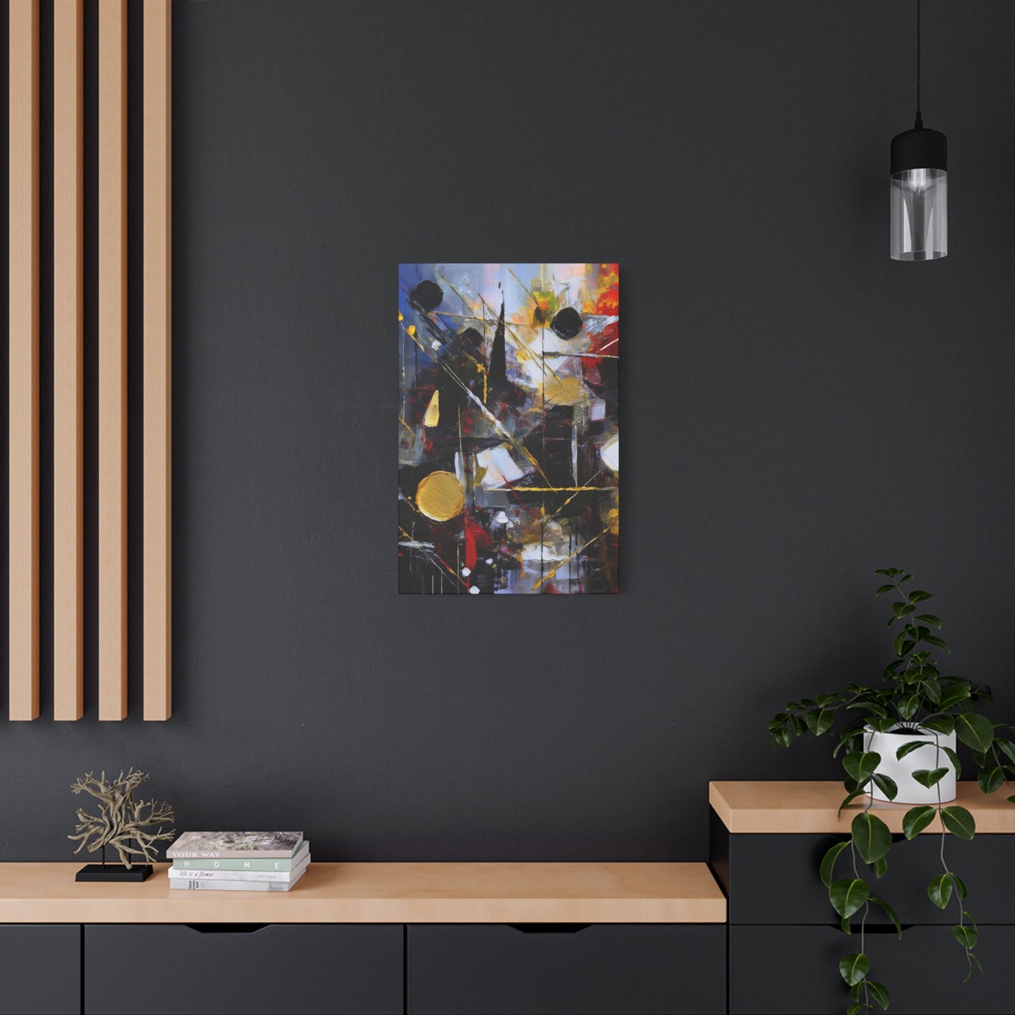 Abstract Oil Painting Print Canvas 20x24,20x30,24x30 24x32,24x36,30x40 32x48,36x48,40x60 Pine-Wood Inner Frame ABS-195