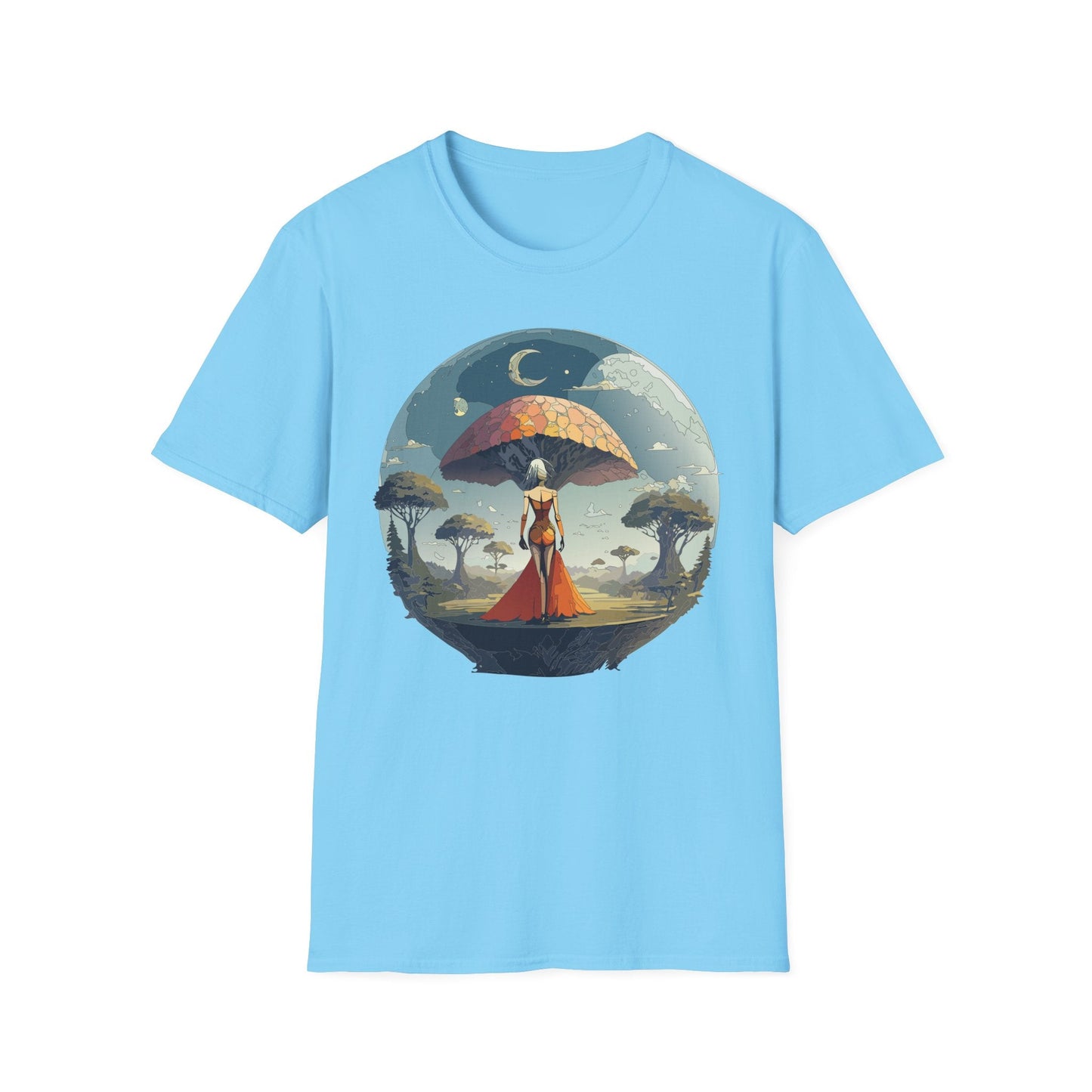Womens Graphic T Shirts Art Design Shirt Softstyle Casual Tee 64000 Gildan Ring Spun Cotton