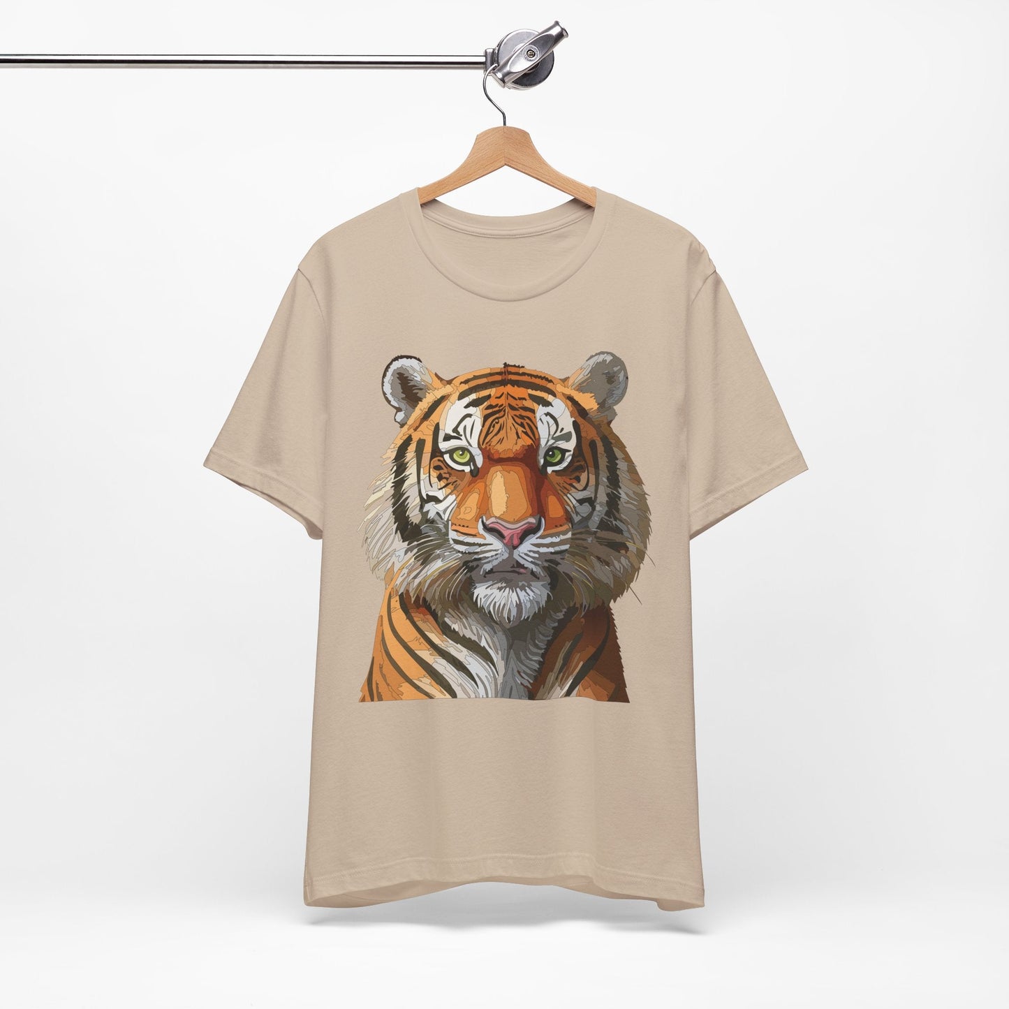 Unisex Animal Art Design Tee Shirt Wild Animals Graphic Tee Softstyle Gildan 64000