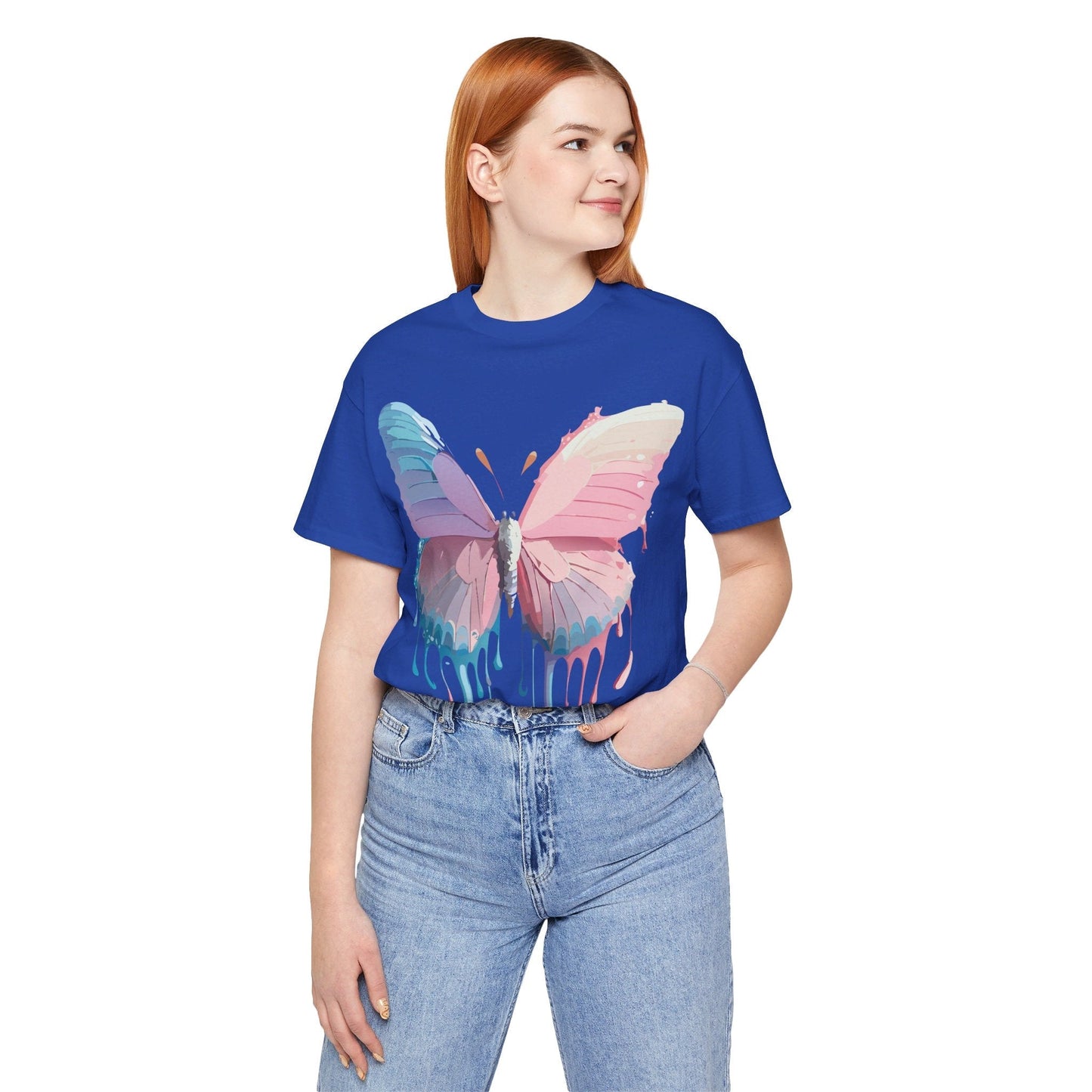 Adelpha Butterfly Graphic Tee Unisex Short Sleeve Art Design Shirt