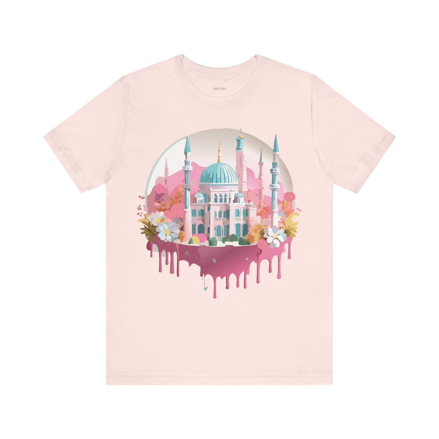 Istanbul Tourist Shirt Unisex Short Sleeve Graphic Tee Vintage Inspired Art Adelpha