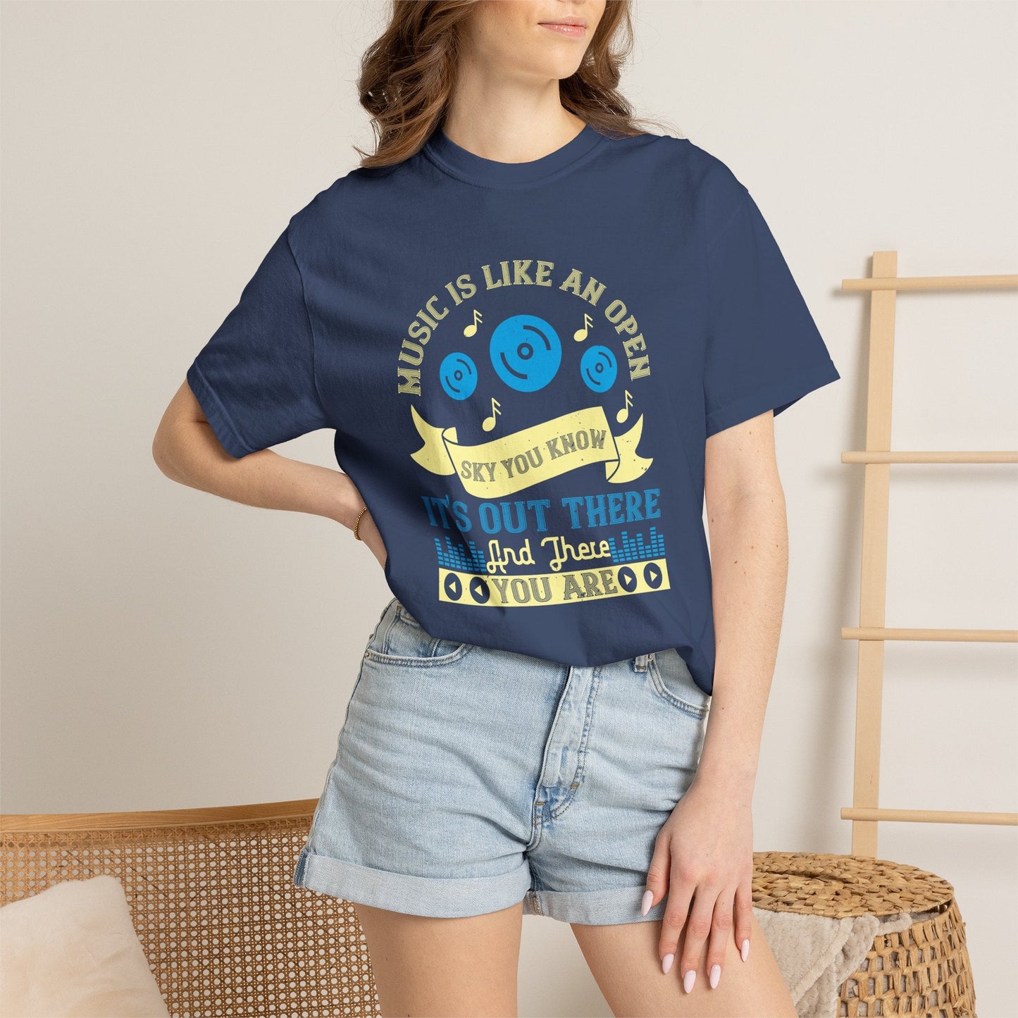 Music Graphic Design Unisex Cotton T-shirt m29