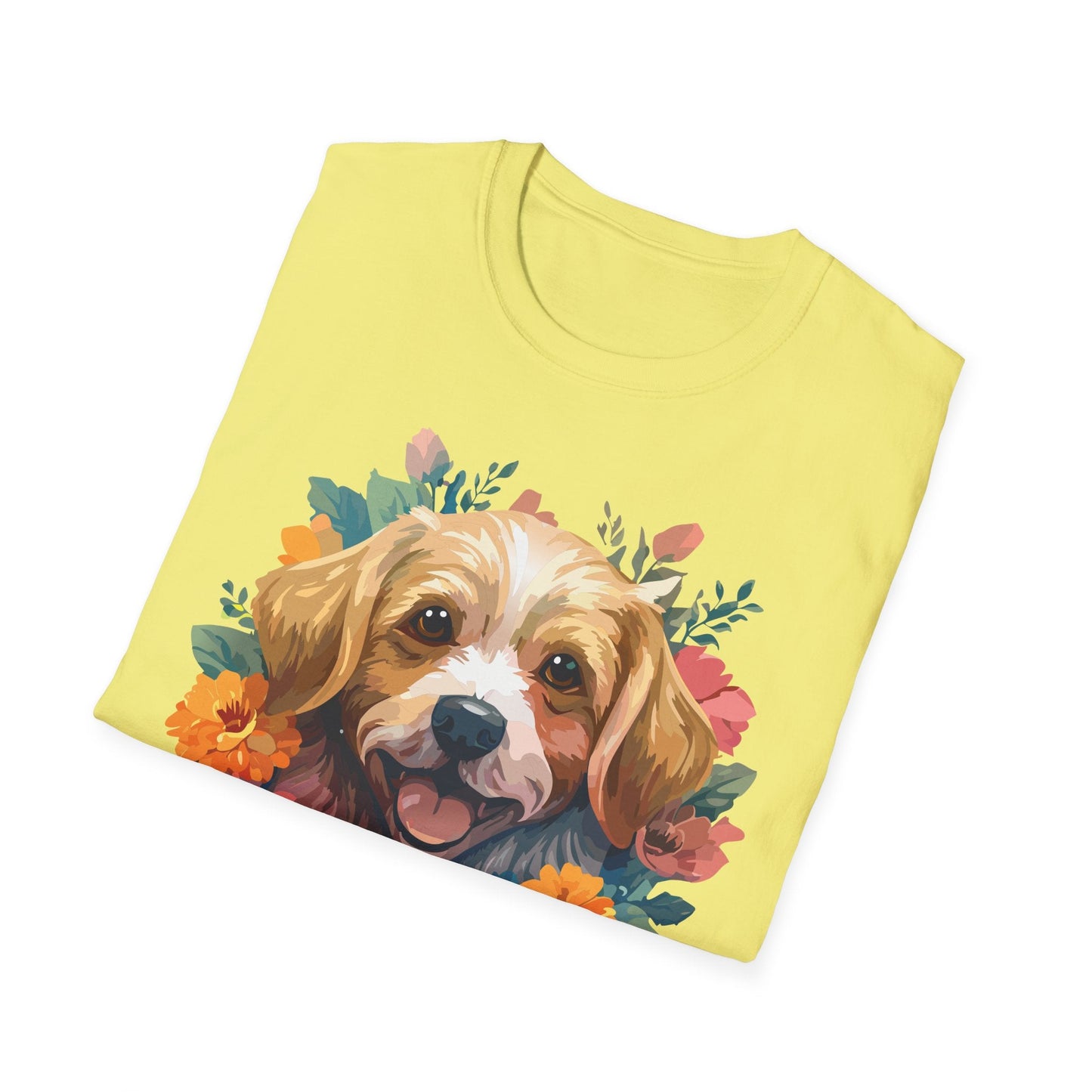 Dog Shirt Unisex Animal Tee Softstyle 64000 Gildan Cotton Tee