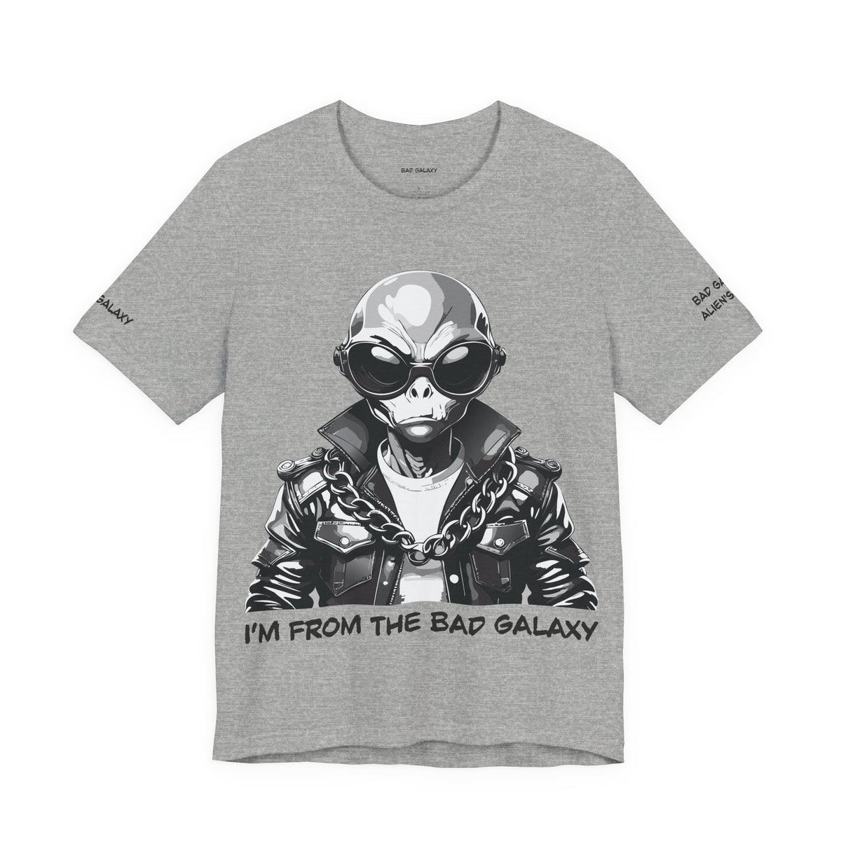 Alien Graphic Unisex Cotton Bella+Canvas Tee with Art Design b73
