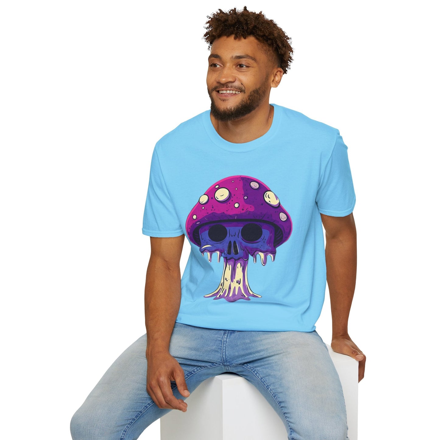 Mashroom Tee Shirt Unisex Funny Mashroom Graphic Softstyle Tee Gildan 64000 Quality Cotton