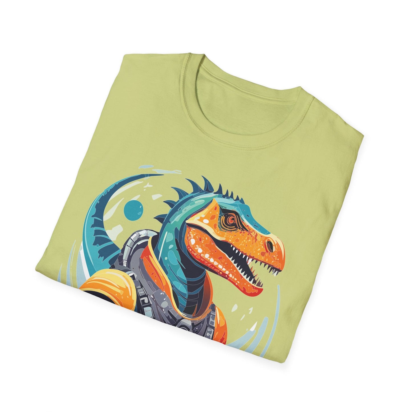 Alien Graphic Unisex Cotton Softstyle UFO Artwork Tee 10