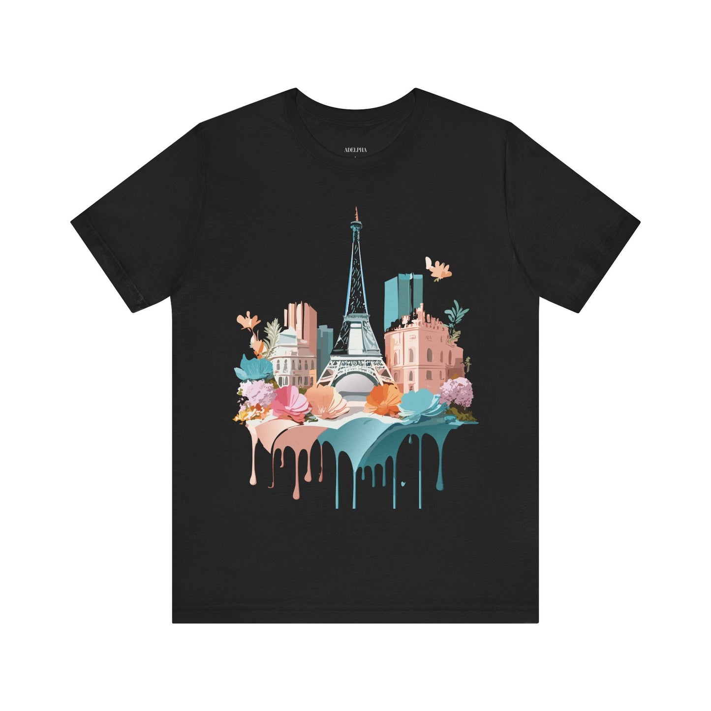 Paris Tourist Unisex Graphic Tee With Vintage Inspired Artwork By Collection