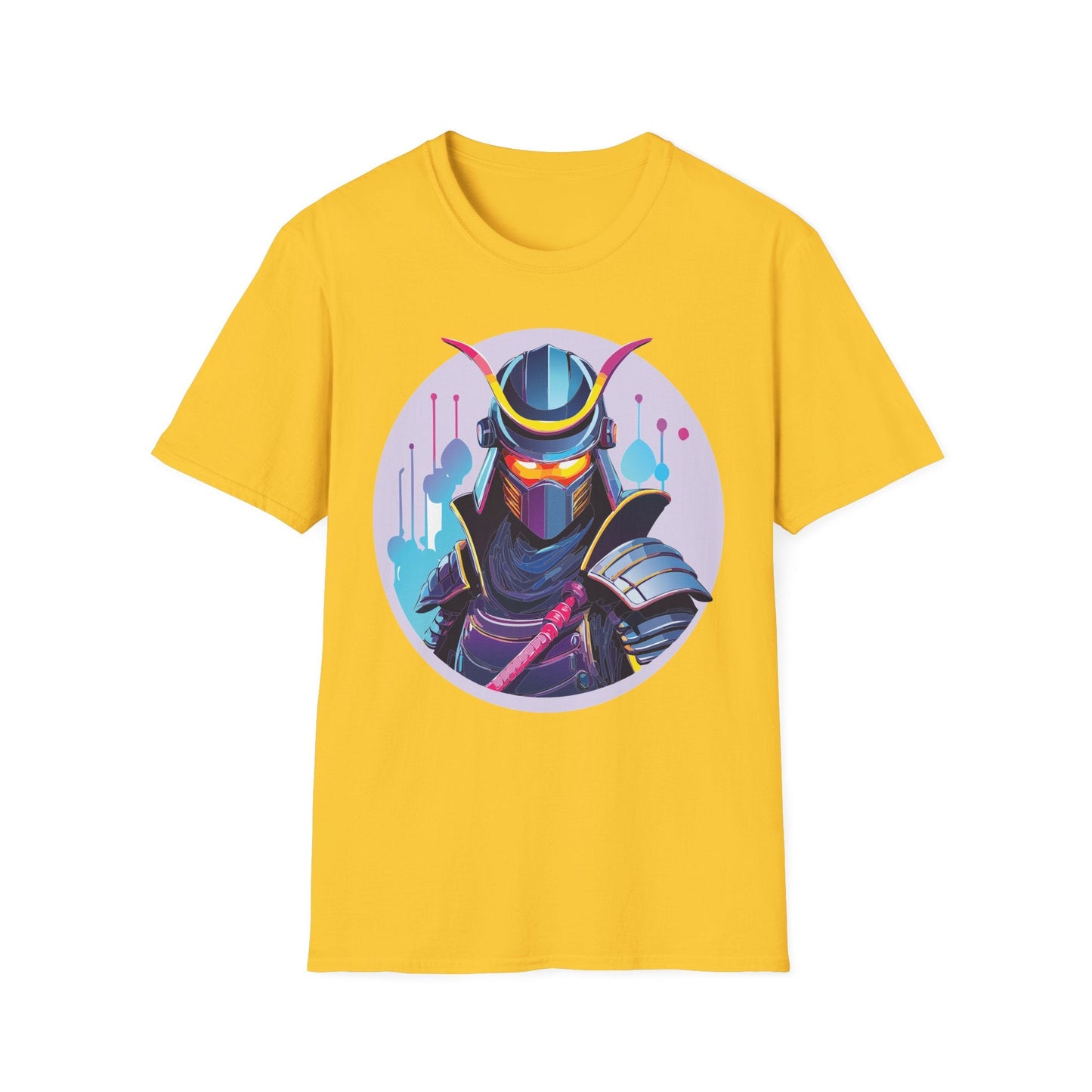Unisex Samurai Shirt Gildan Softstyle Tee Hundred Percent Ring Spun Cotton Comfort