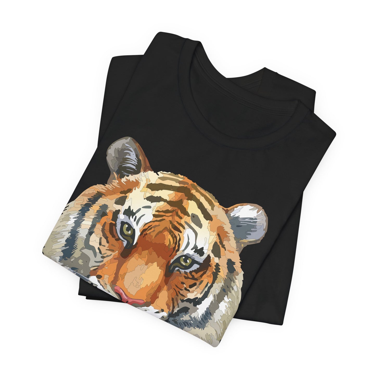 Unisex Tiger Tee, Animal Shirt, Tee Shirt with Tiger, Safari T-Shirt, Animal Tees, Big Cat Shirt, Safari T-Shirt 4