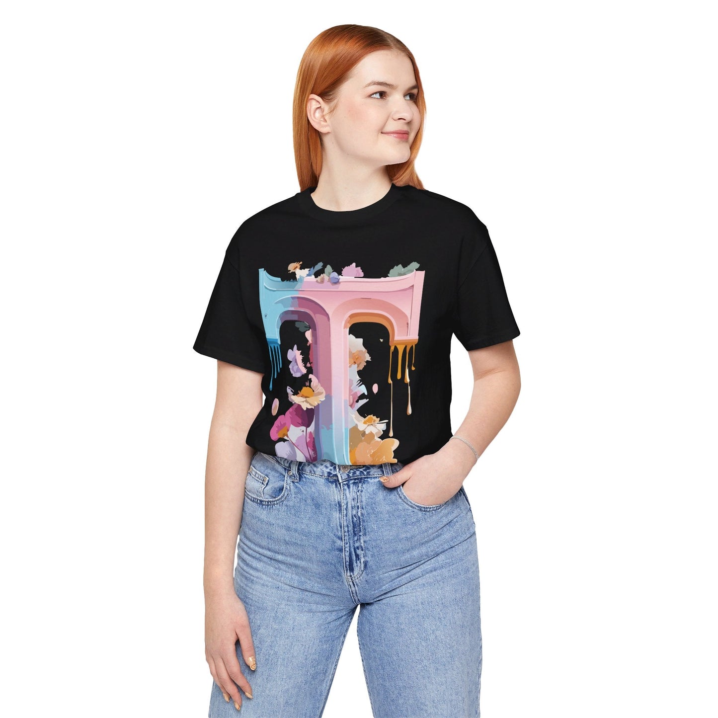 Unisex Graphic Letter T Shirt by Adelpha Vintage Inspired Art Tee Short Sleeve Premium