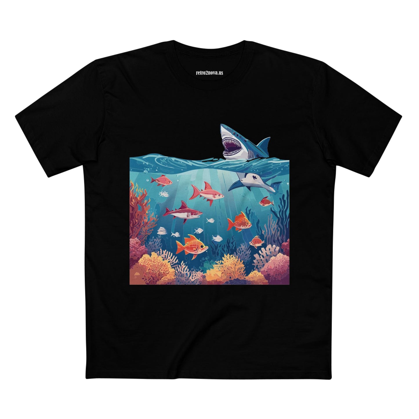 Ocean Pacific OP 8 Unisex Premium Cotton Tee With Original Art Design By Retro2Nova