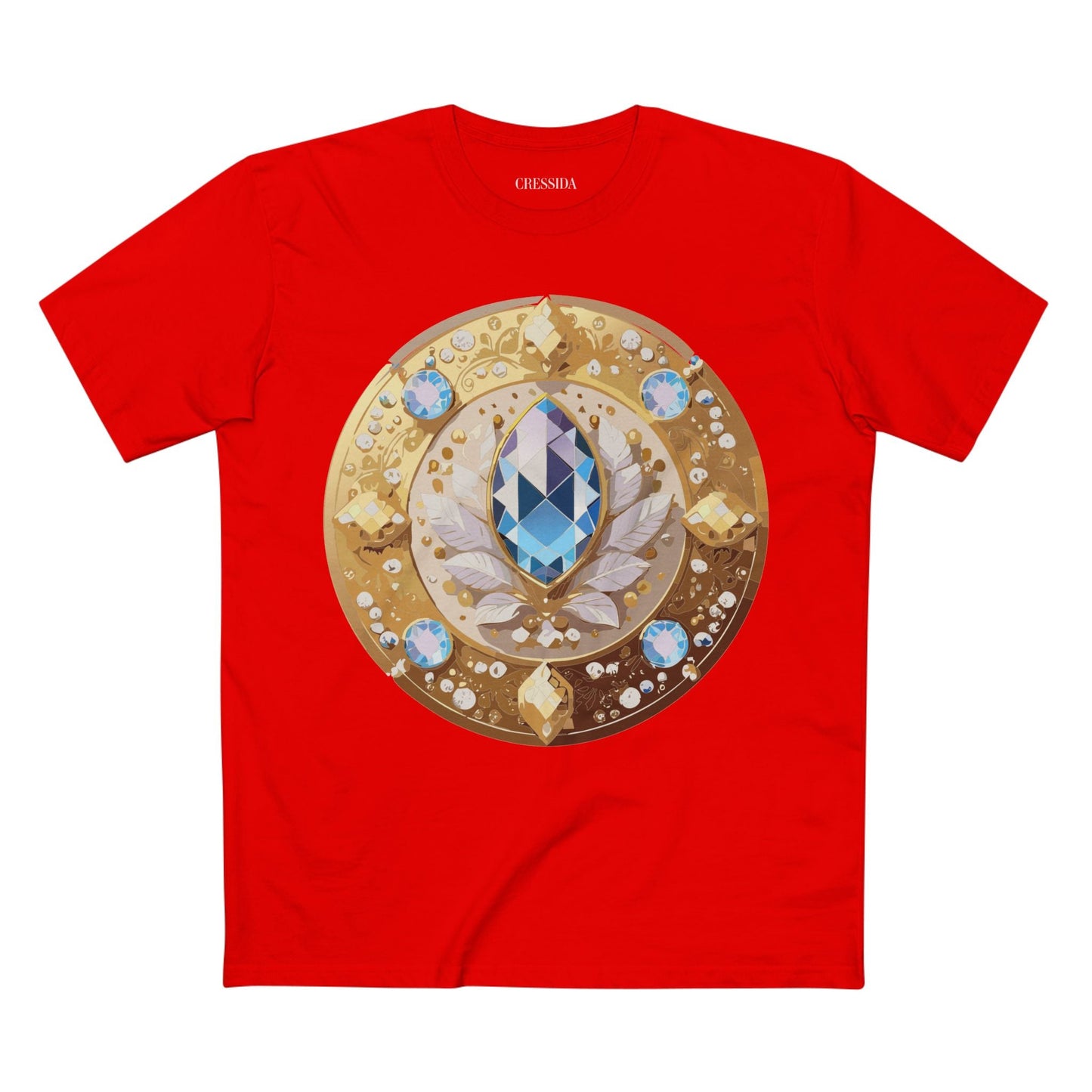 Medallion Graphic T-Shirt Unisex 100 Cotton With Gold Art Design Medal Tee 17