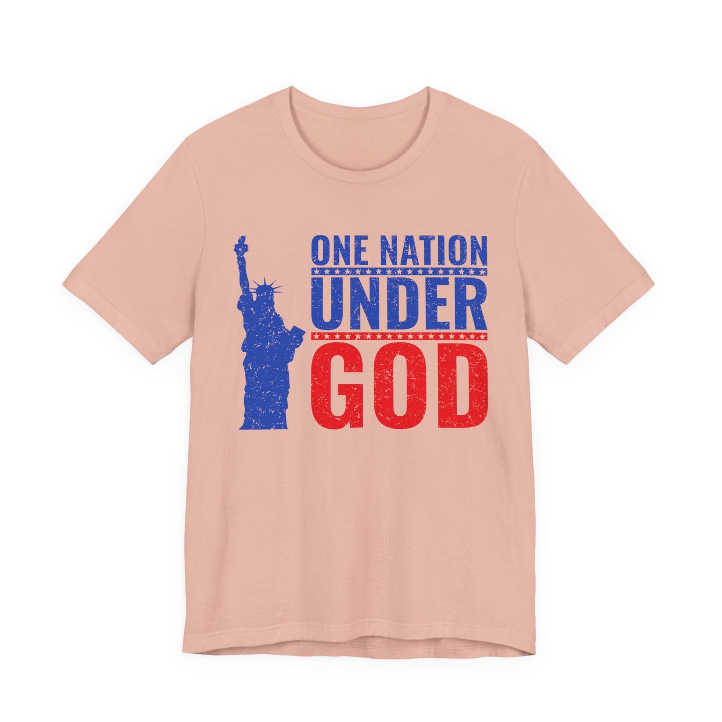 Statue of Liberty Patriotic Graphic Unisex Cotton T-Shirt a6