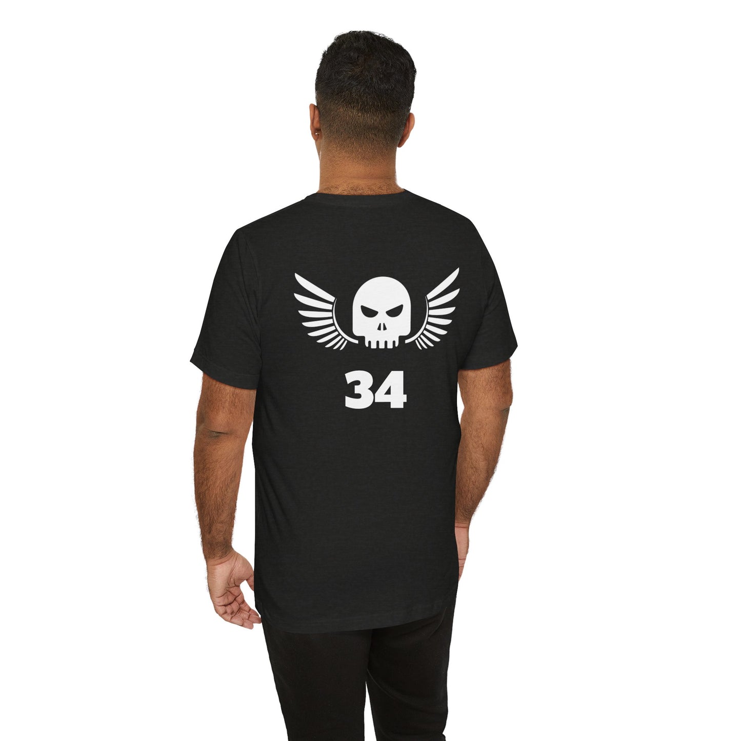 Unisex Cotton Tee Shirt with Skull