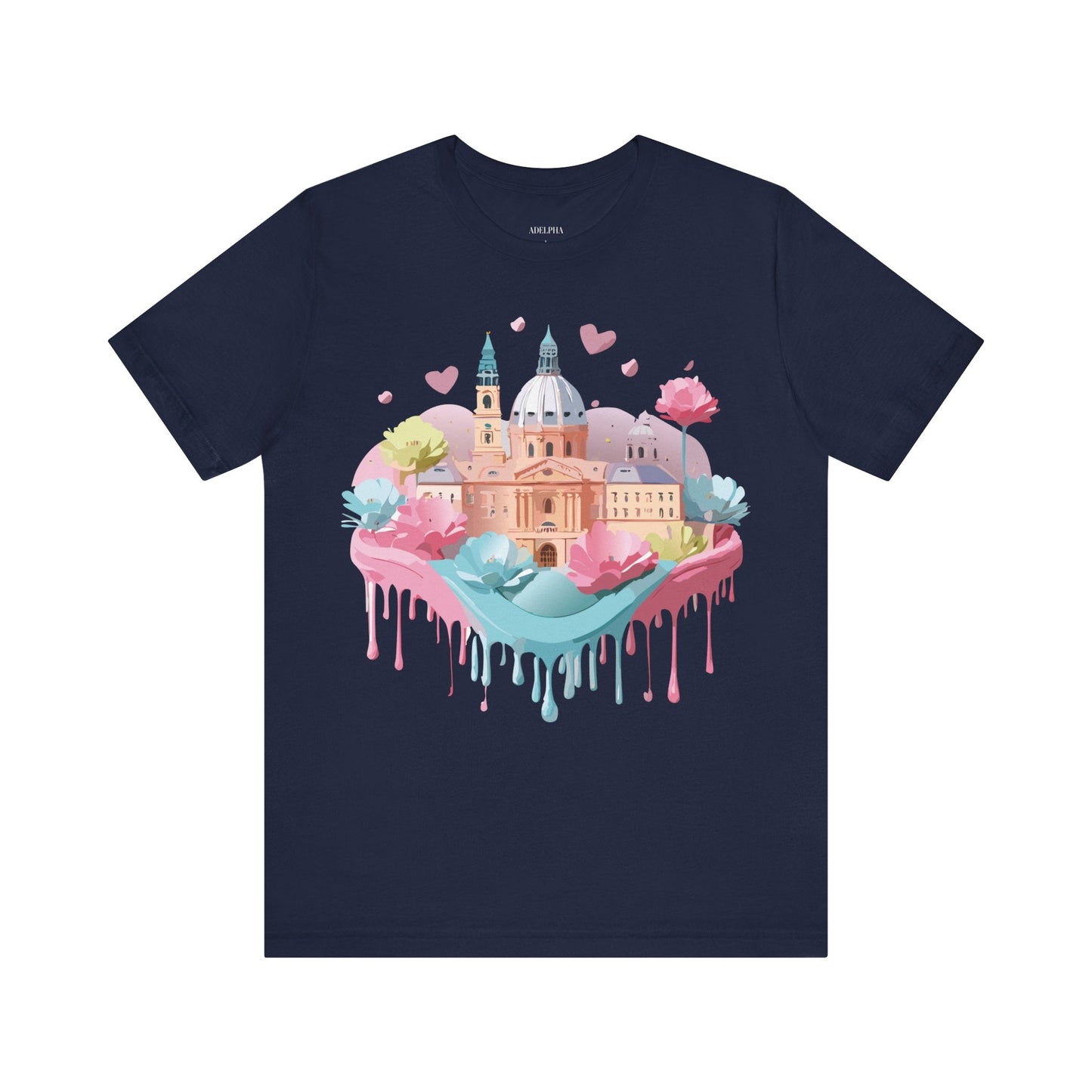 Prague Tourist Graphic Tee By Adelpha Unisex Vintage Inspired Art Shirt Original Artwork