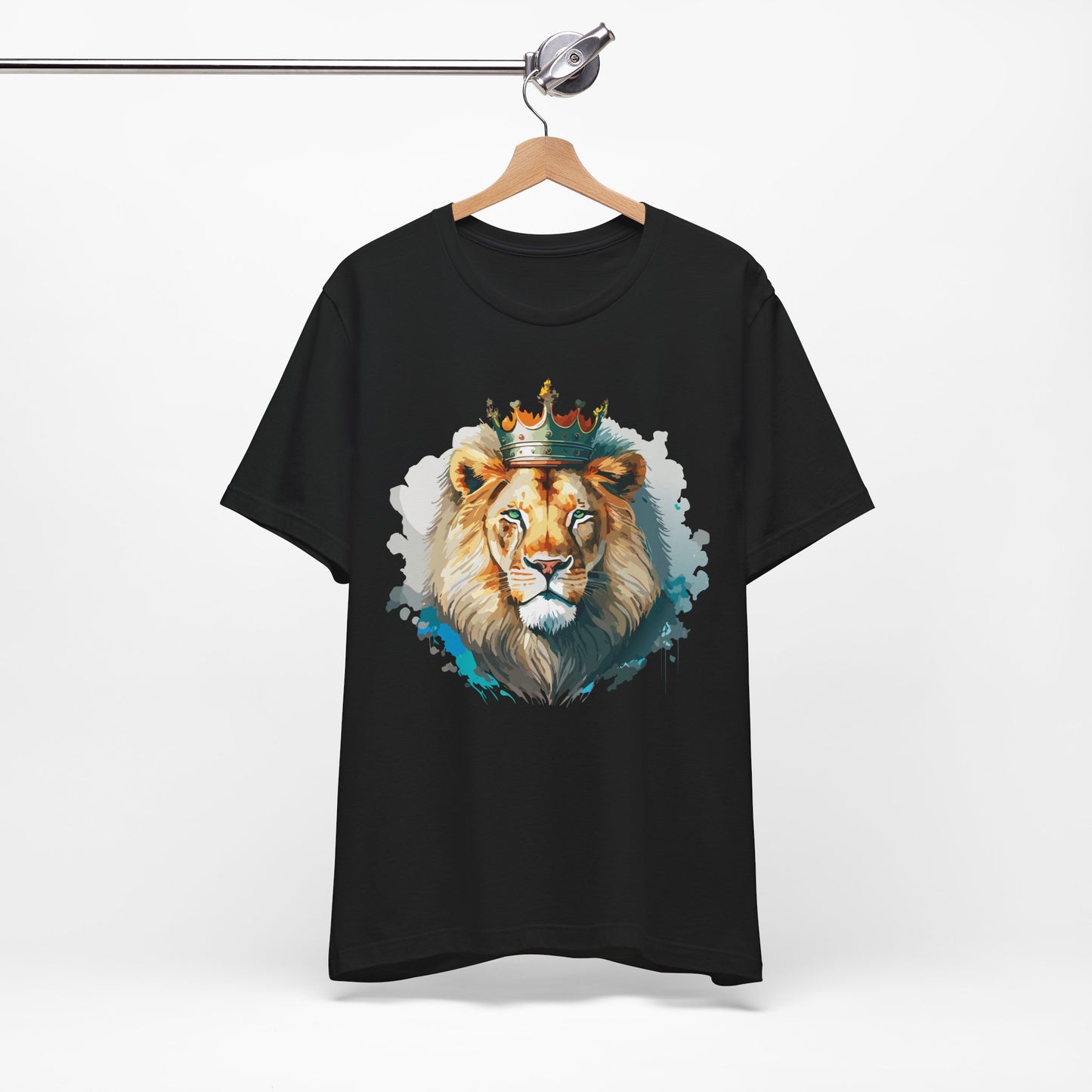 Lion Shirt, Animal Shirt, T-Shirt with Lion, Art Design Tee, Animal Tees, Safari T-Shirt, Crown Tee 13