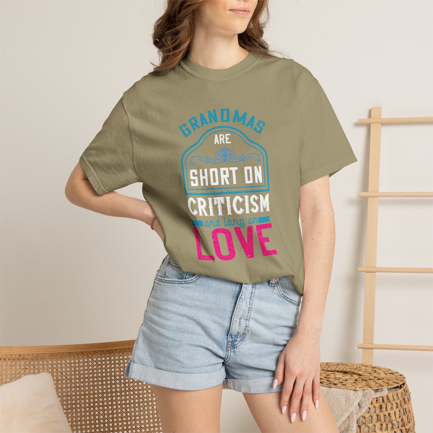 Grandmas T-shirt Mother Day Mama Tee Unisex Comfort Colors Garment-Dyed Cotton h69
