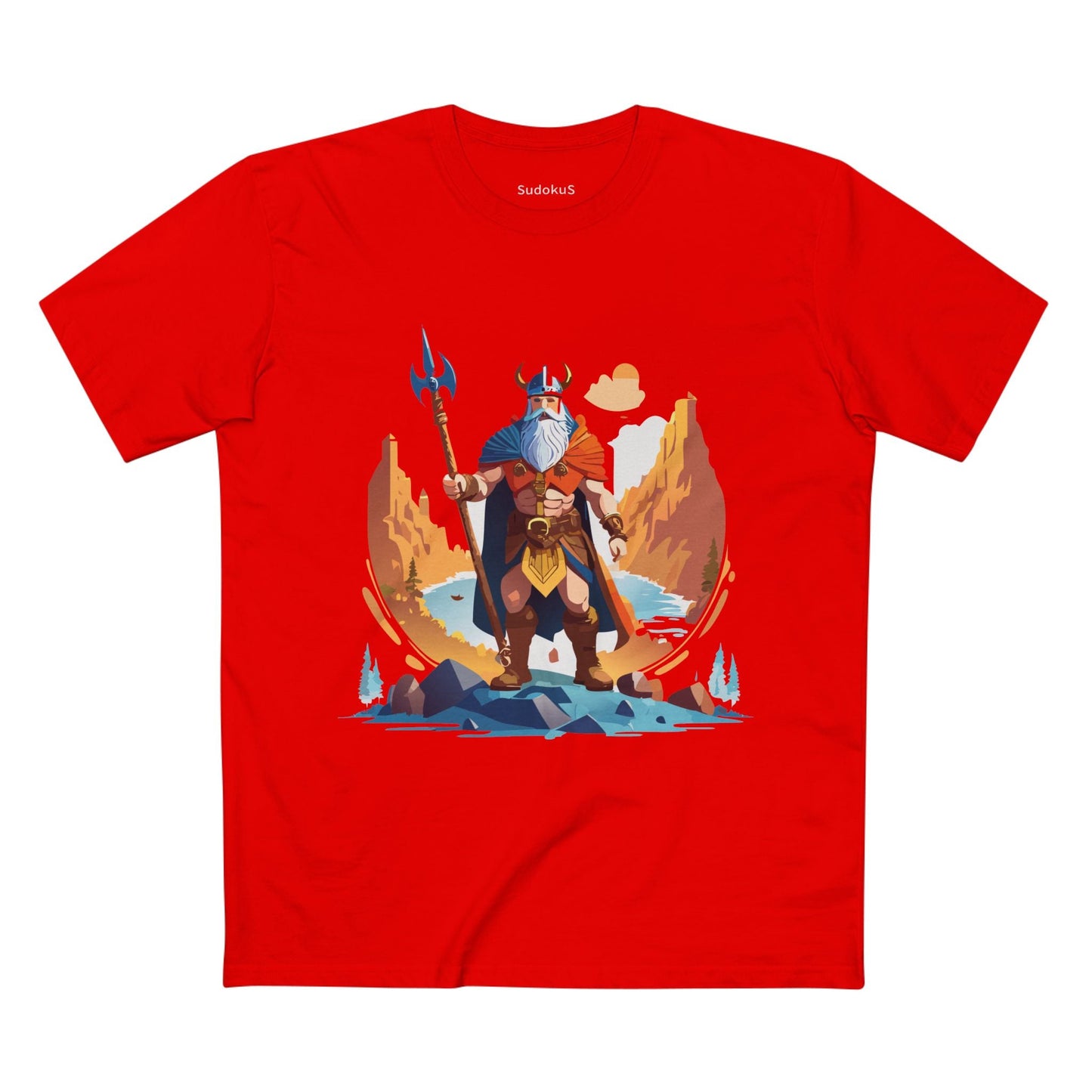 Viking Graphic Unisex 100 Cotton Staple Tee 2