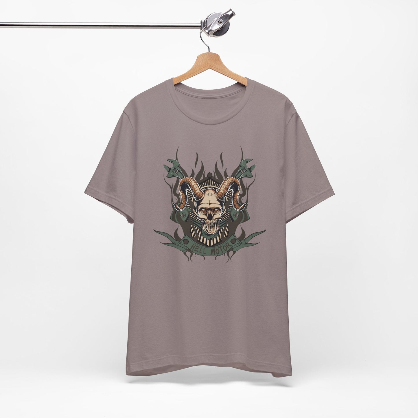 Gothic Skull Graphic Design Unisex Cotton Tee Art-49