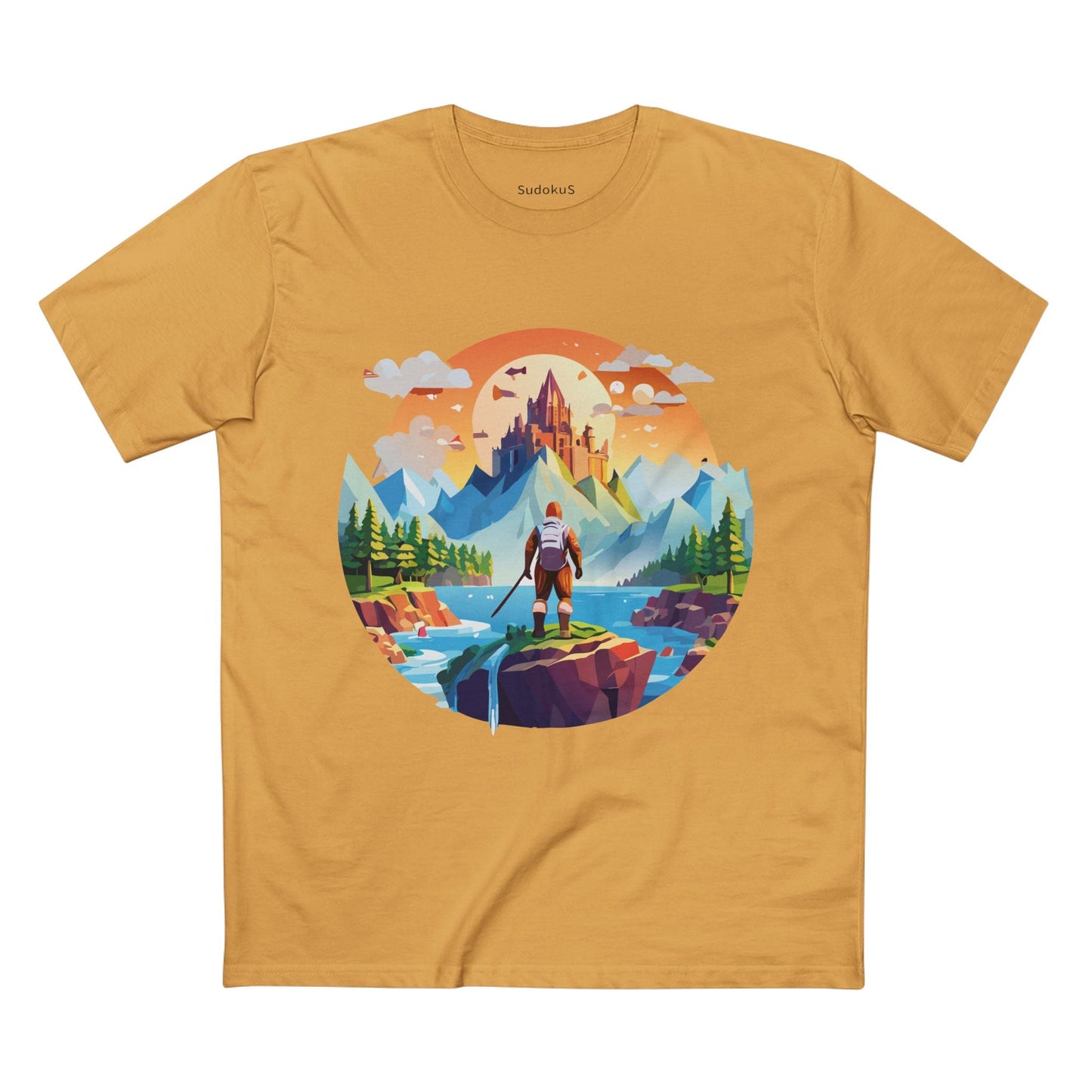 Adventures Graphic Unisex 100 Cotton Staple Tee 6