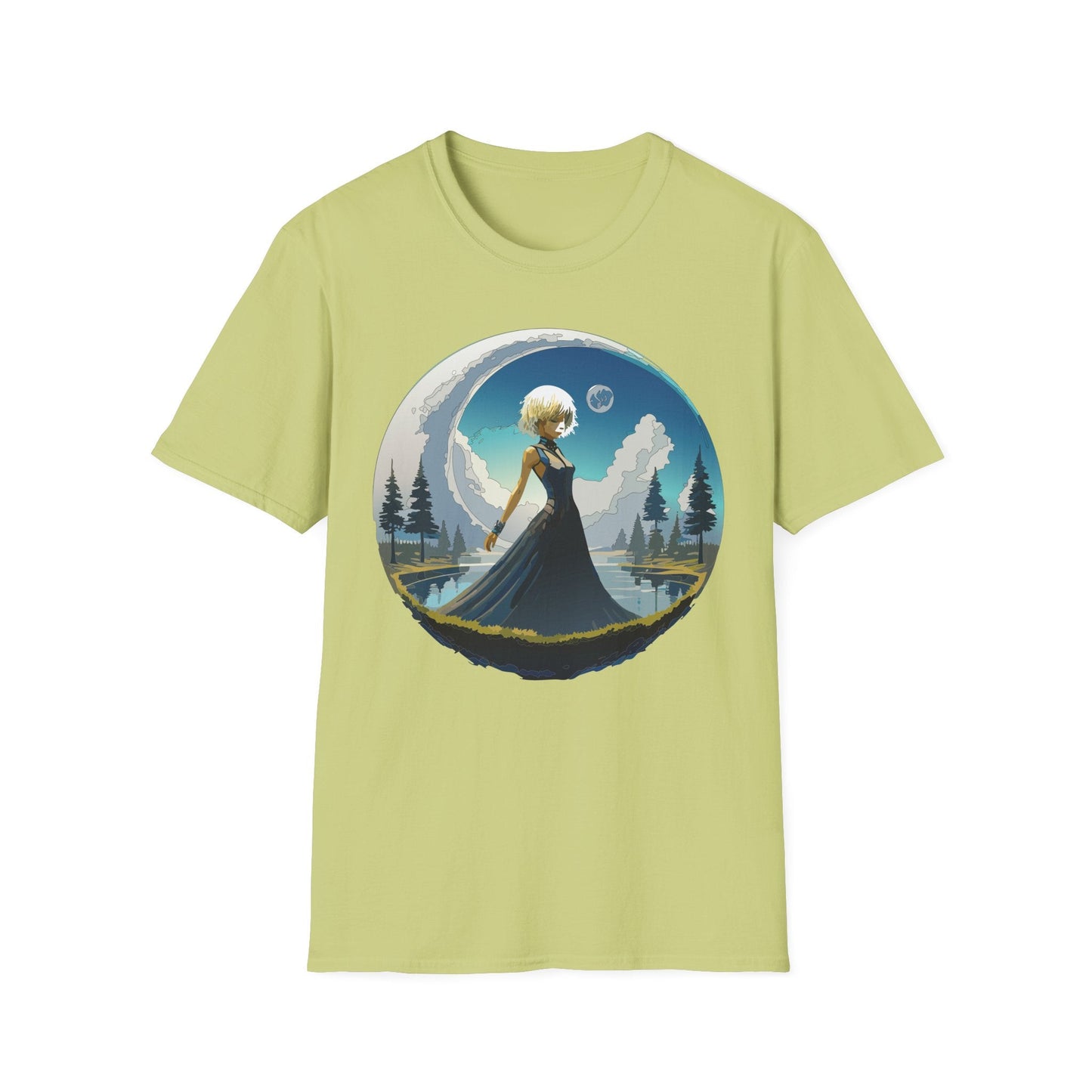 Womens Graphic T Shirt Art Design Tee Gildan Softstyle 64000 Unisex Short Sleeve
