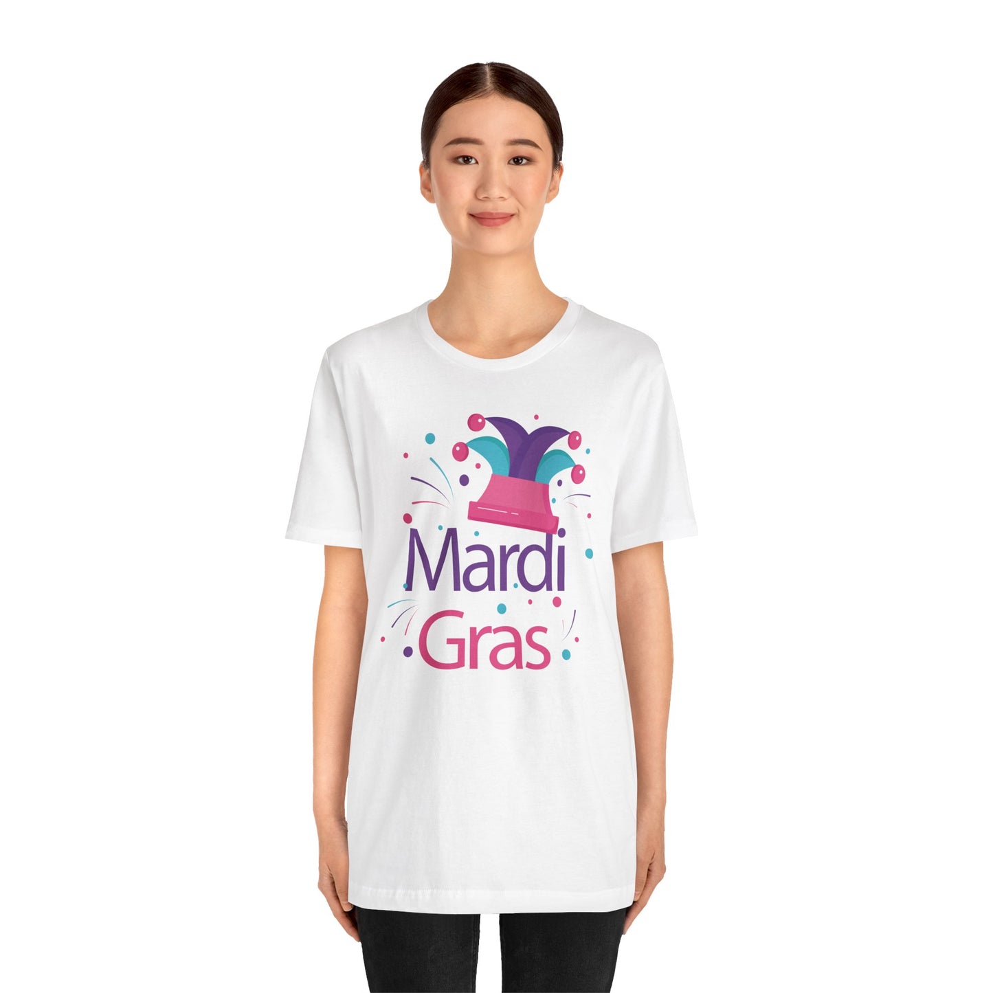 Tee-shirt en coton unisexe pour Mardi Gras