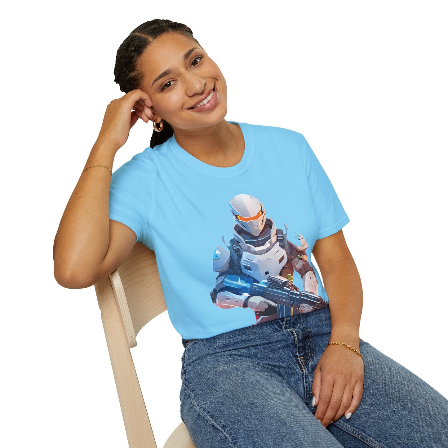 Robocop T Shirt Unisex Softstyle Ring Spun Cotton Tee With Robocop Art Design Premium Comfort