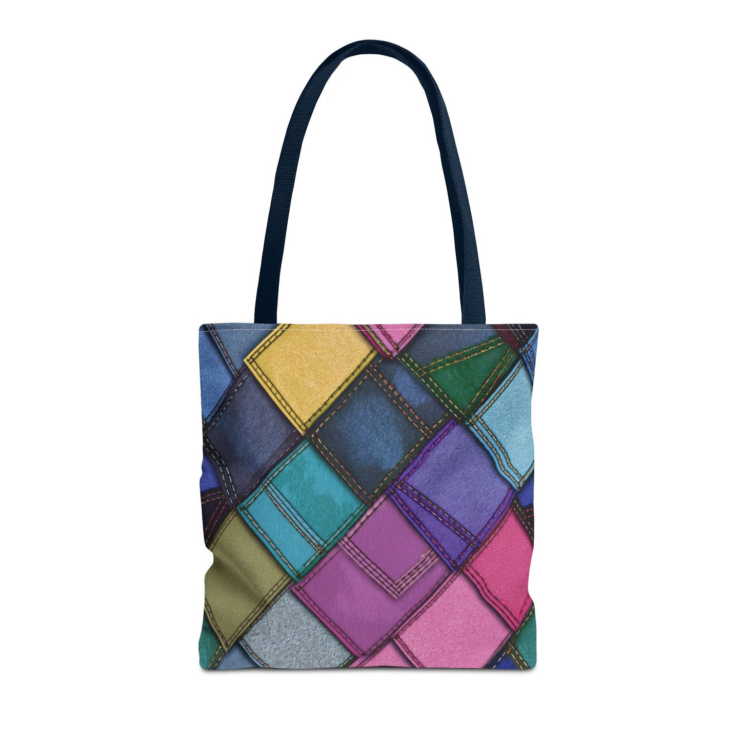 Denim Canvas Bag, Tote Bag Denim Printify