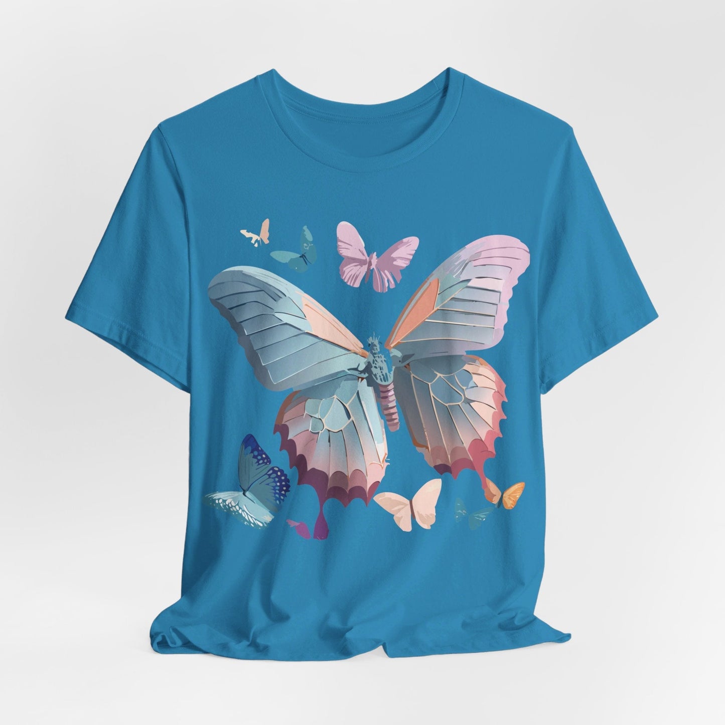 Adelpha Butterfly Graphic Tee Unisex Short Sleeve Vintage Art Design