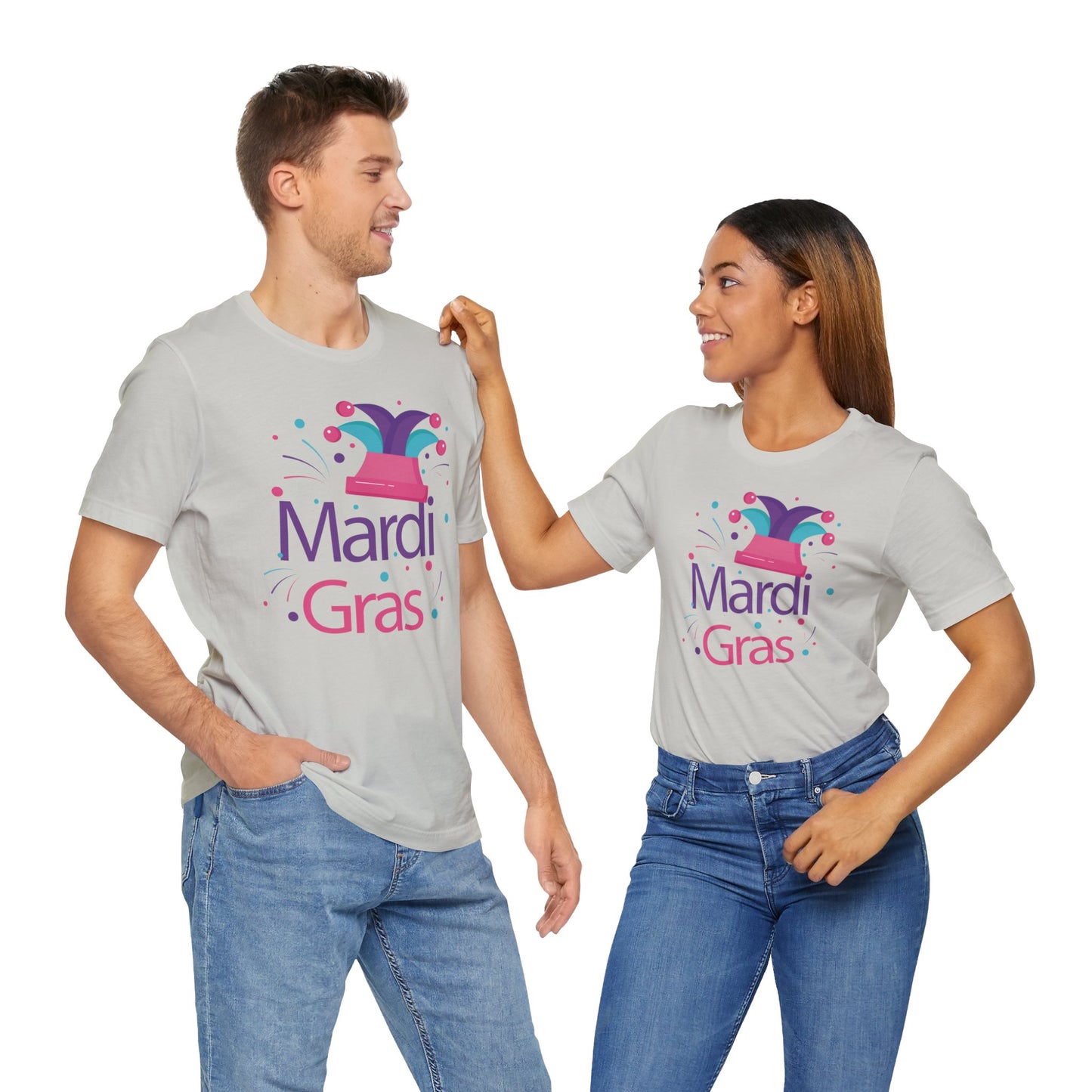 Tee-shirt en coton unisexe pour Mardi Gras