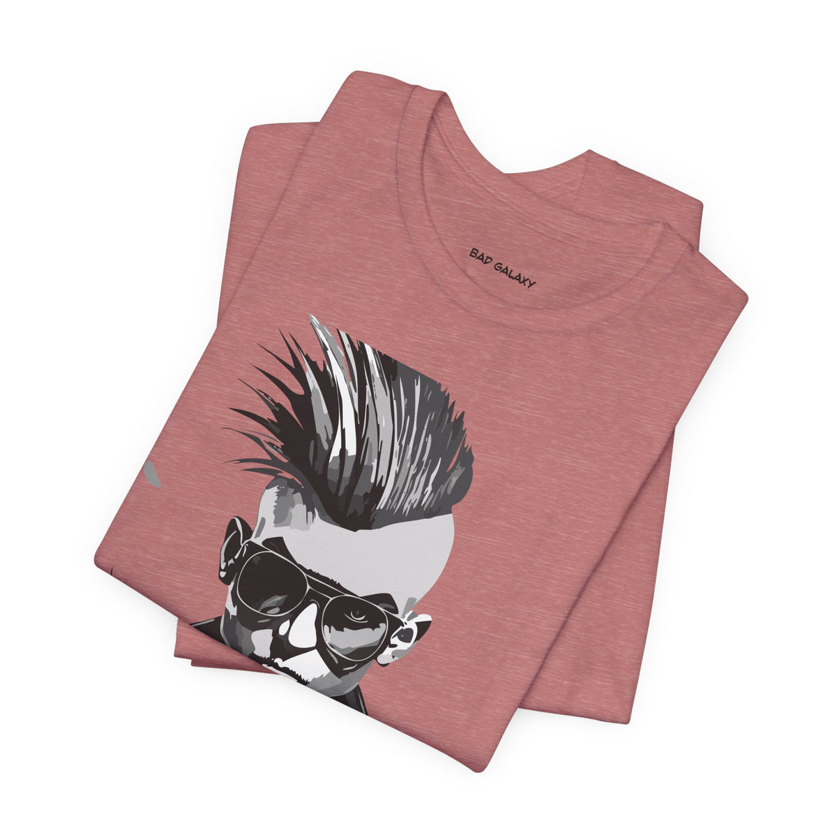 Punk Rock Graphic Unisex Cotton Bella+Canvas Tee with Art Design b30