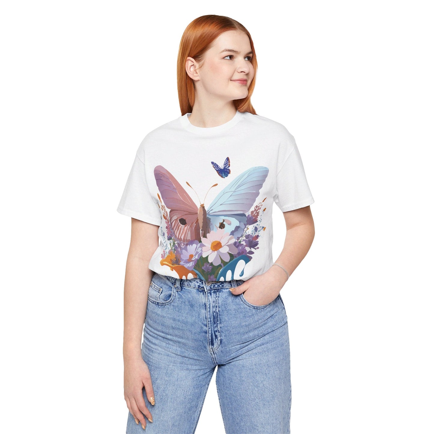 Adelpha Butterfly Graphic Tee Unisex Short Sleeve Vintage Inspired Artwork