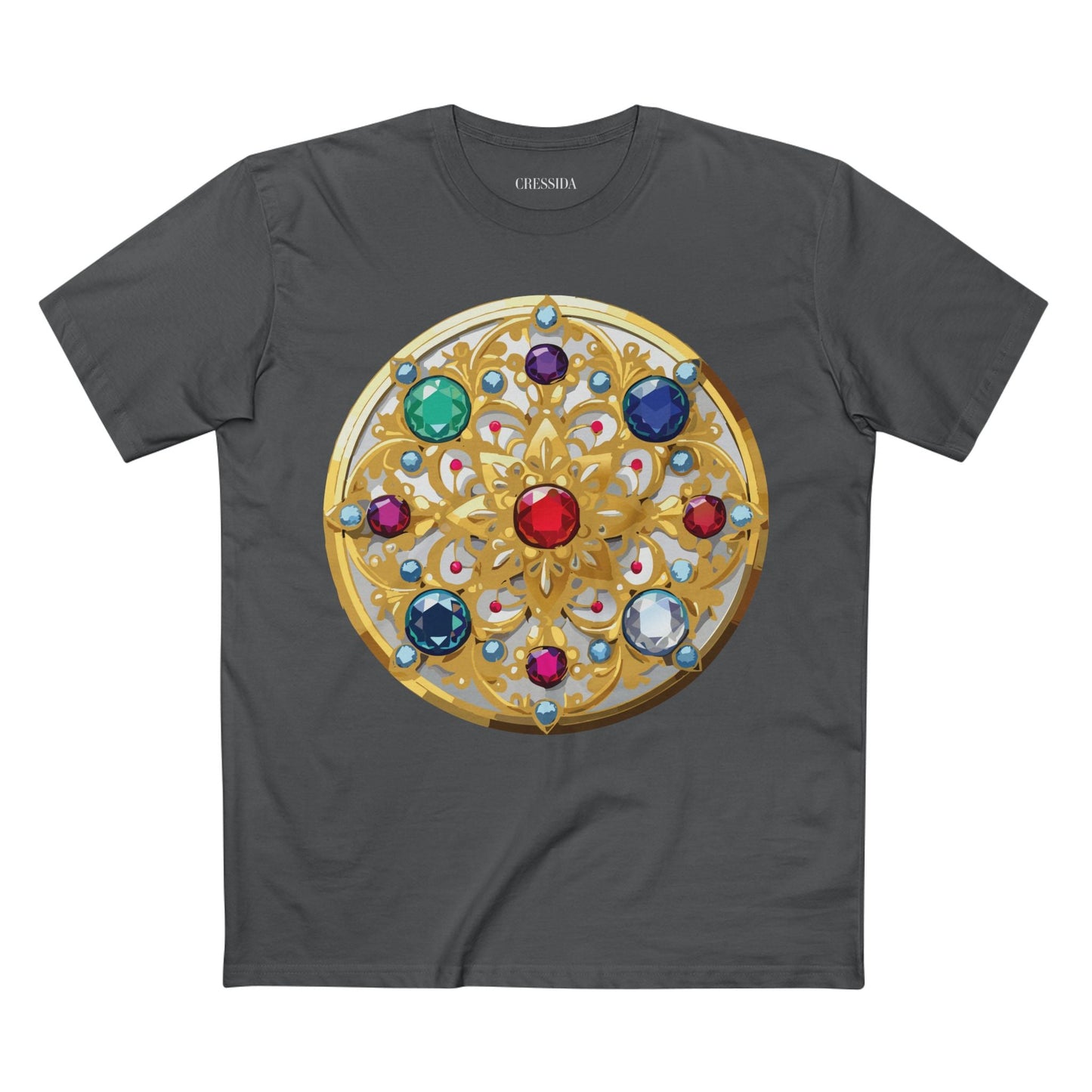Medallion Graphic T-Shirt Unisex 100 Cotton With Gold Art Design Medal Tee 6