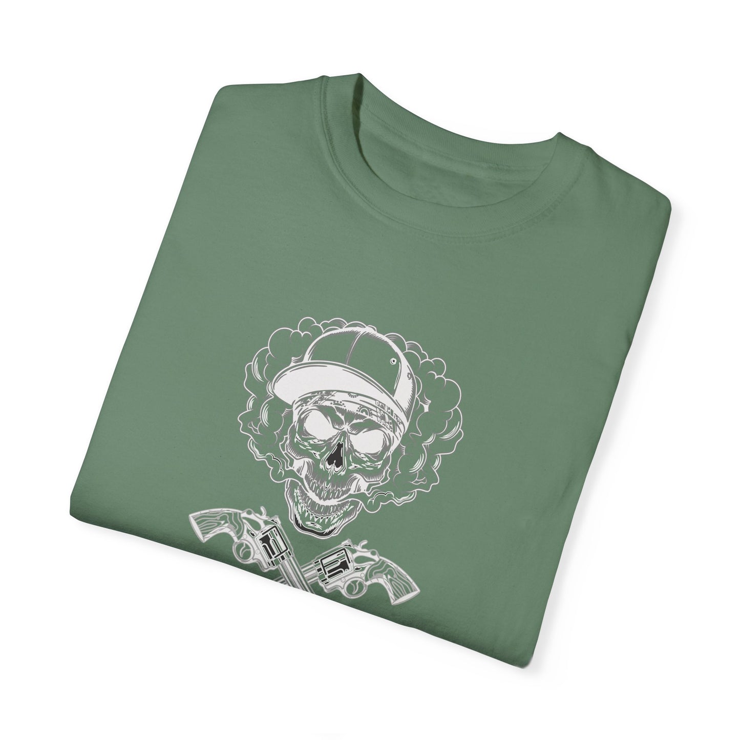 Unisex Cotton Tee Shirt with Skull