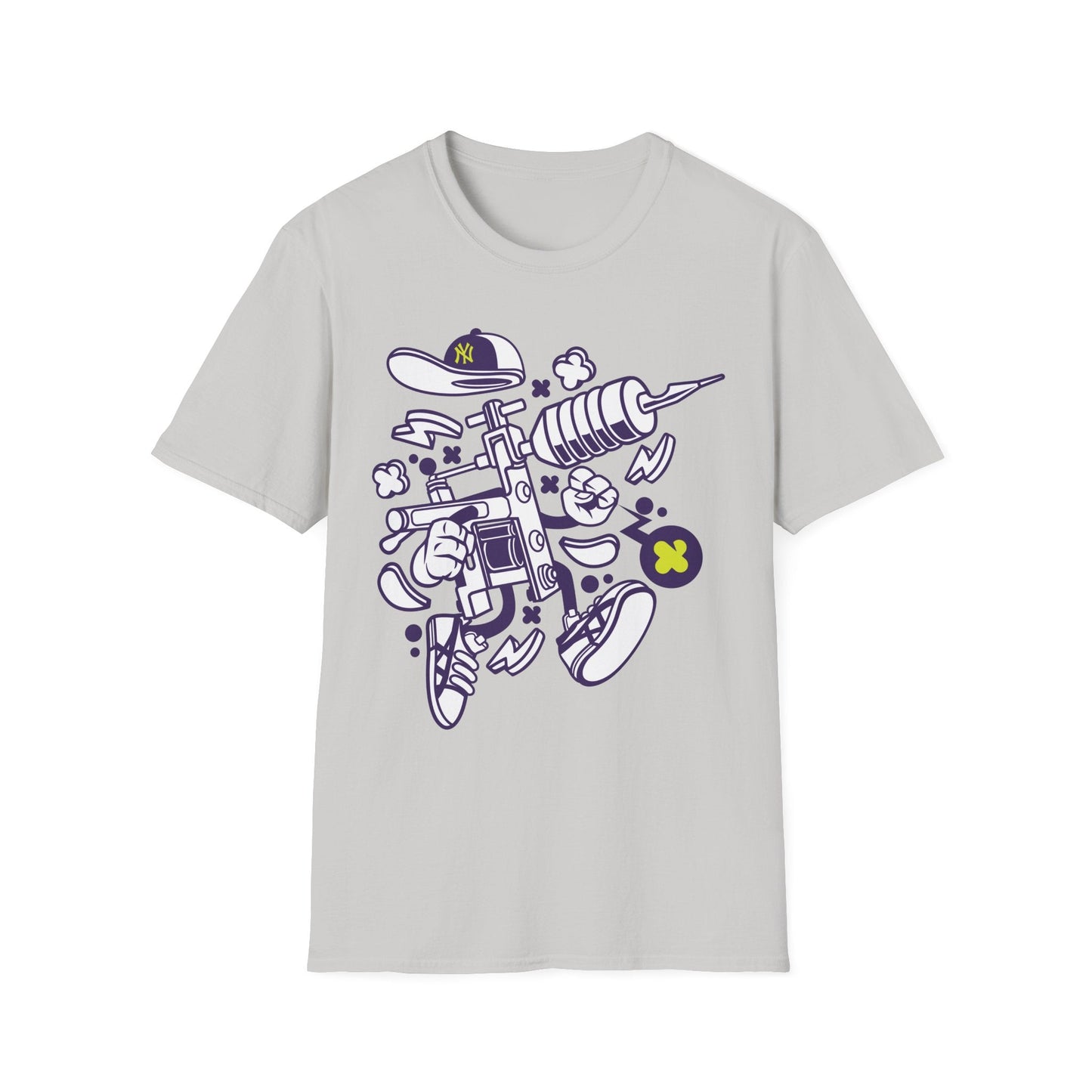 Cartoon Animation T Shirt Funny Tee Shirt Unisex Gildan Softstyle 64000 100 Percent Ring Spun Cotton