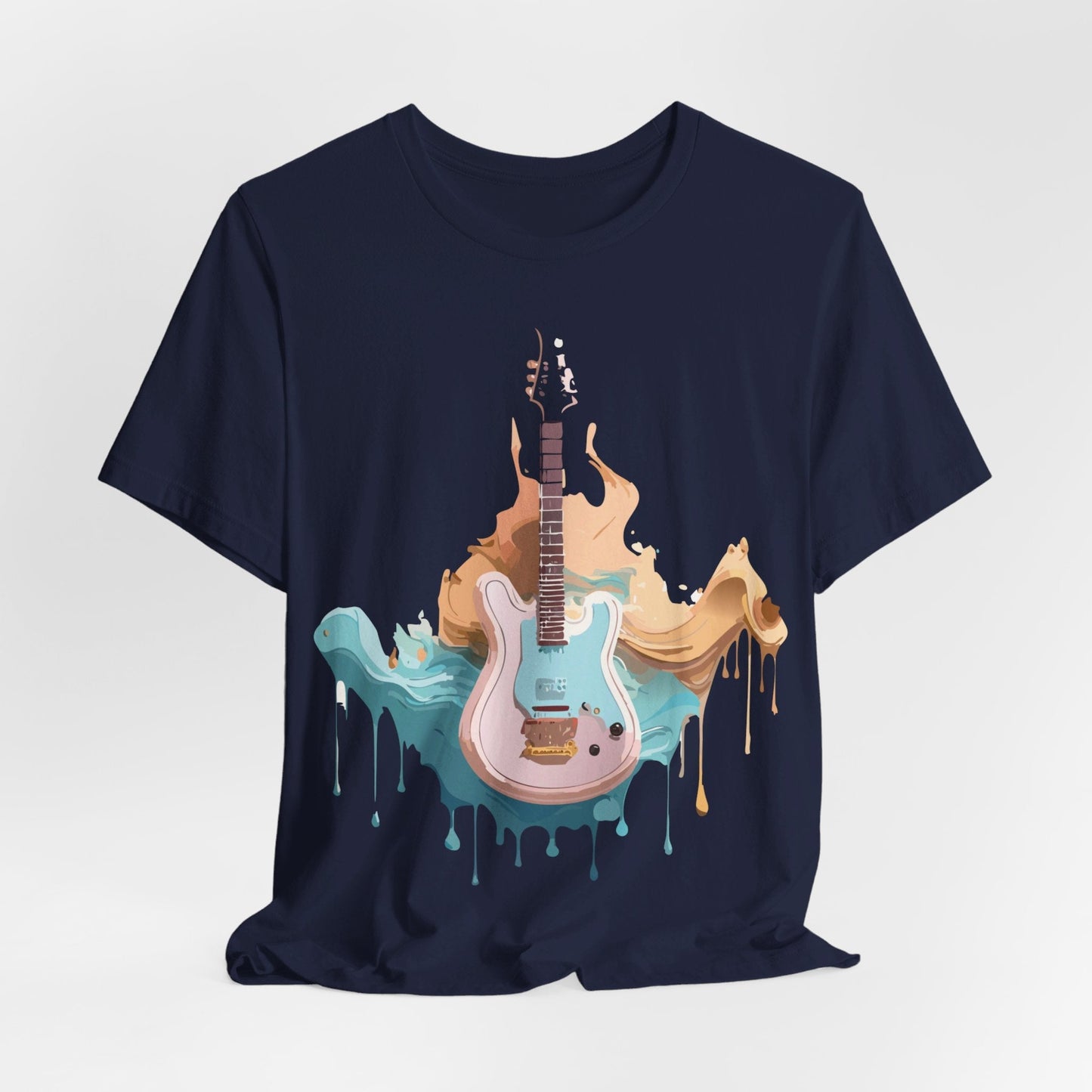 Music Graphic Unisex 100 Cotton Vintage Art with Musical Elements Tee 51