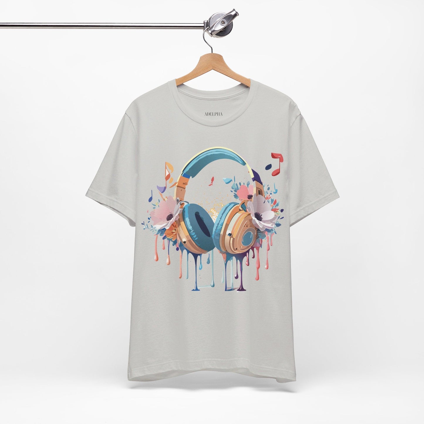 Adelpha Graphic Unisex Music T Shirt With Vintage Inspired Artwork Short Sleeve Tee