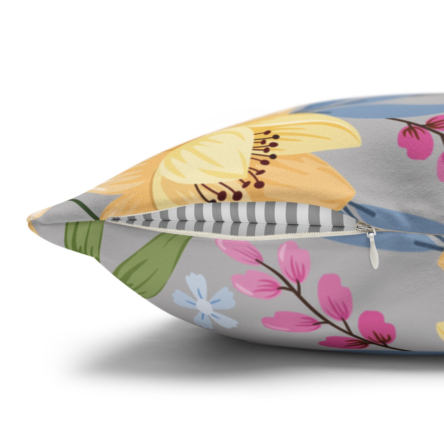 Floral Poly Pillowcase