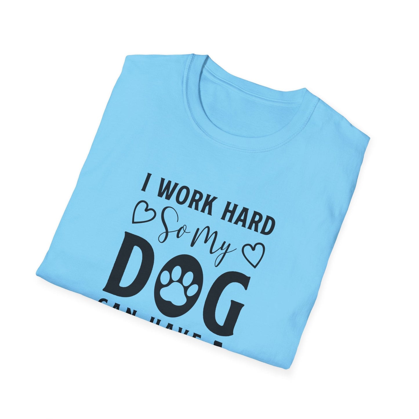 Dog Slogan T Shirts With Funny Words Unisex Tee Shirt Cute Quotes Gildan Softstyle 64000 Cotton