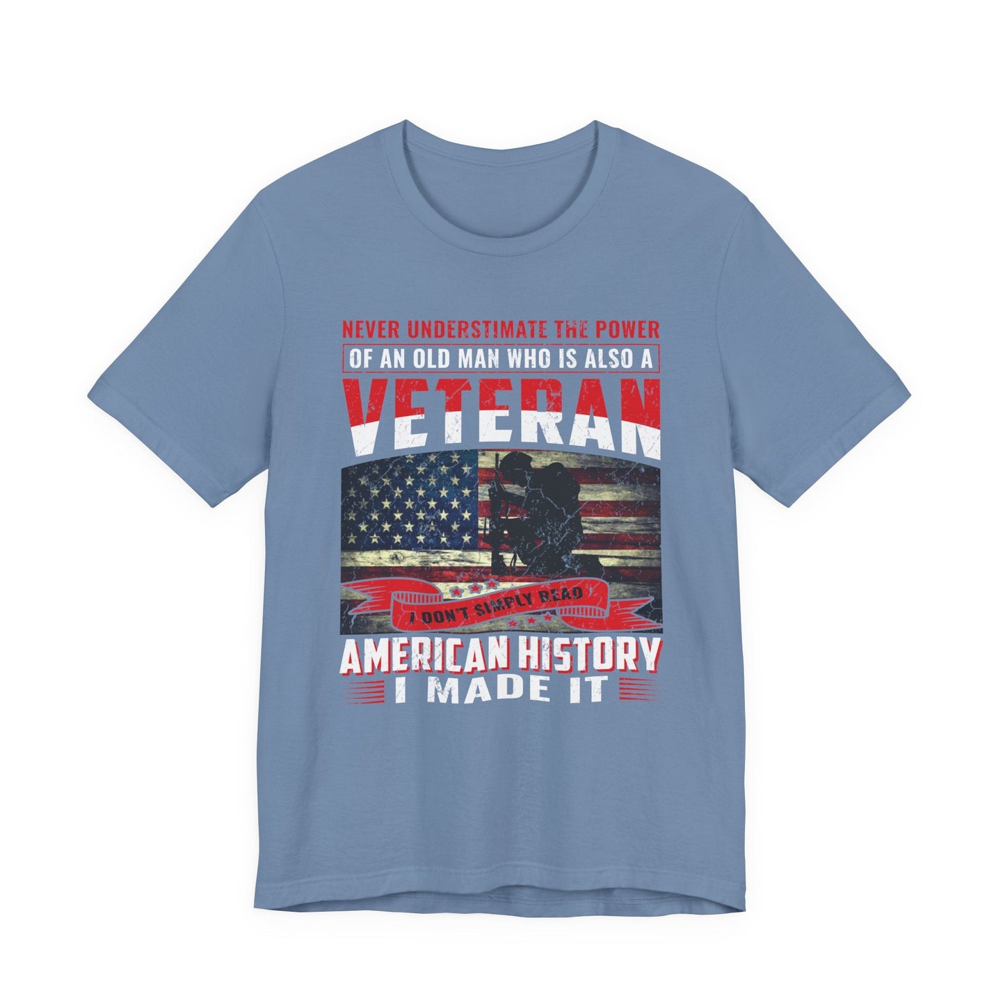 Army Veteran Patriotic Graphic Design Unisex Cotton T-Shirt v32