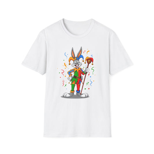 Cartoon Bunny Graphic Unisex Cotton Animal Animation Artwork Design Tee 22