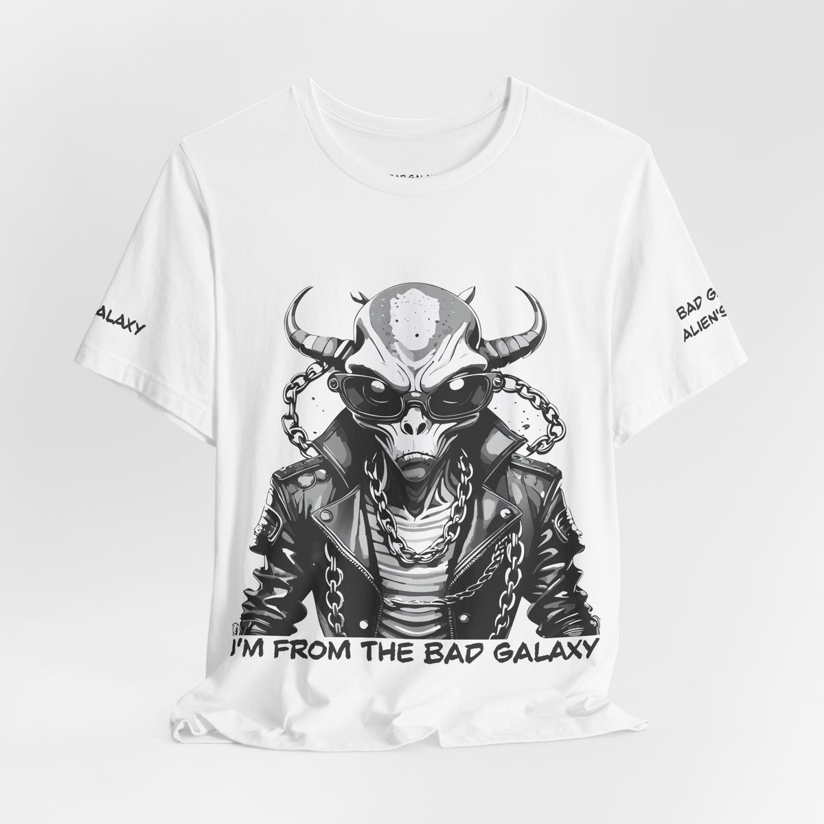 Alien Graphic Unisex Cotton Bella+Canvas Tee with Art Design b62