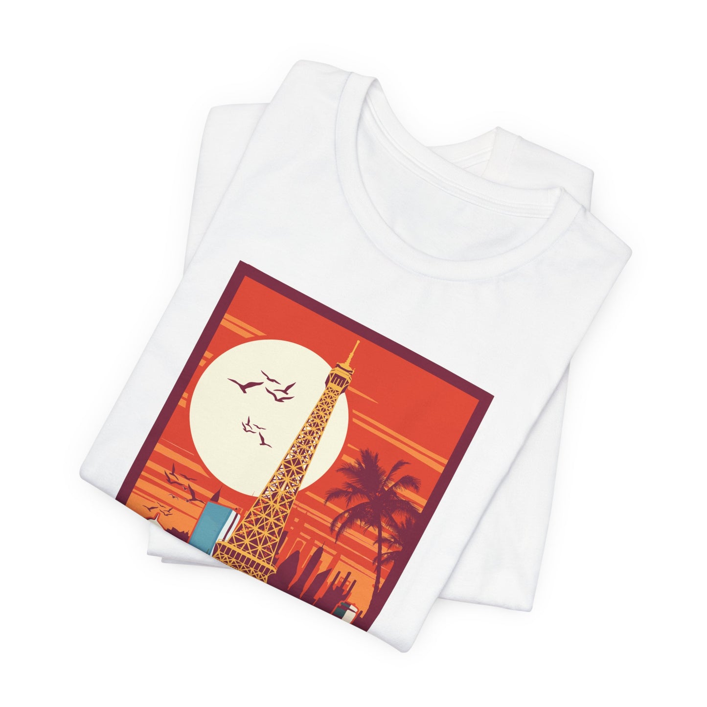 Retro Poster Paris Graphic Design Tee, Paris Shirt, Vintage Tees, Art Design T-Shirt, Graphic Tee, Retro Art Shirts