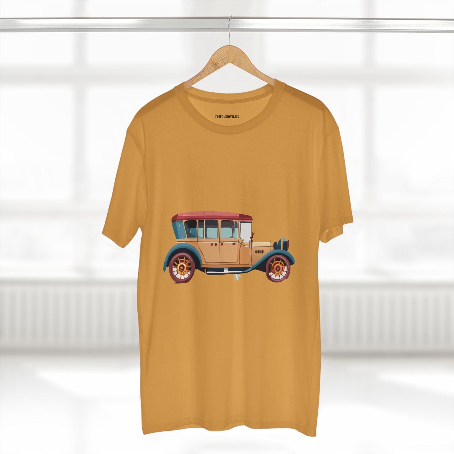 Retro Car Shirts Vintage Car Shirts RC5 Unisex Premium Cotton Art Tee With Original Design