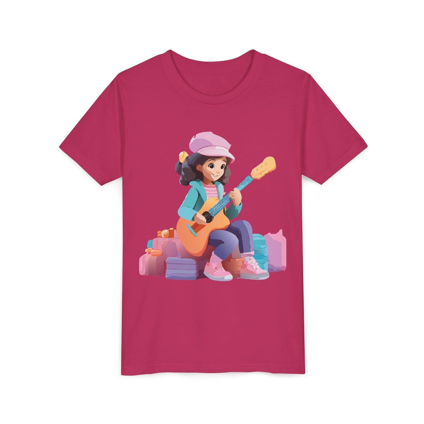 Camiseta gráfica de músico juvenil: perfecta para pequeños artistas y amantes de la música (de 9 a 14 años)