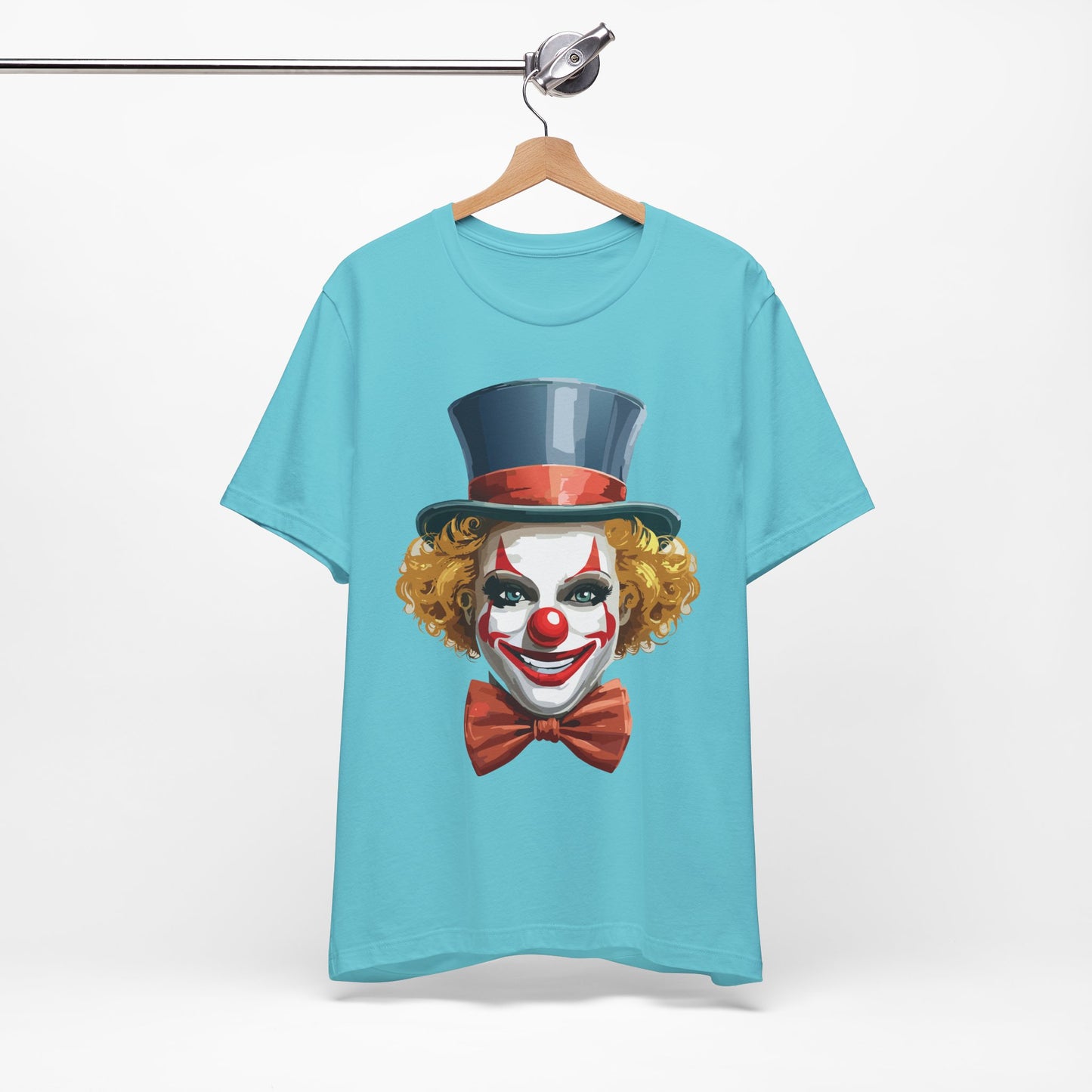 Clown Shirt, Funny Shirt, T-Shirt with Clown, Funny Art Design Tee, Circus Tees, Circus T-Shirt, Unisex Humor Wear 11