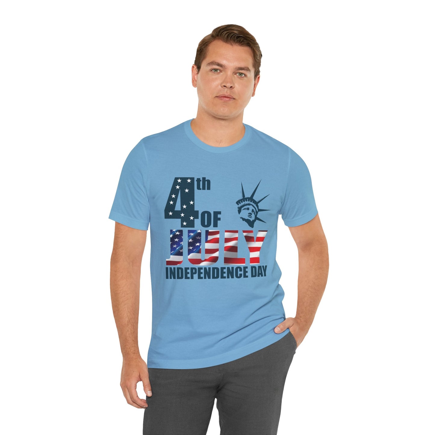 Independence Day Graphic Unisex Cotton T-Shirt 026