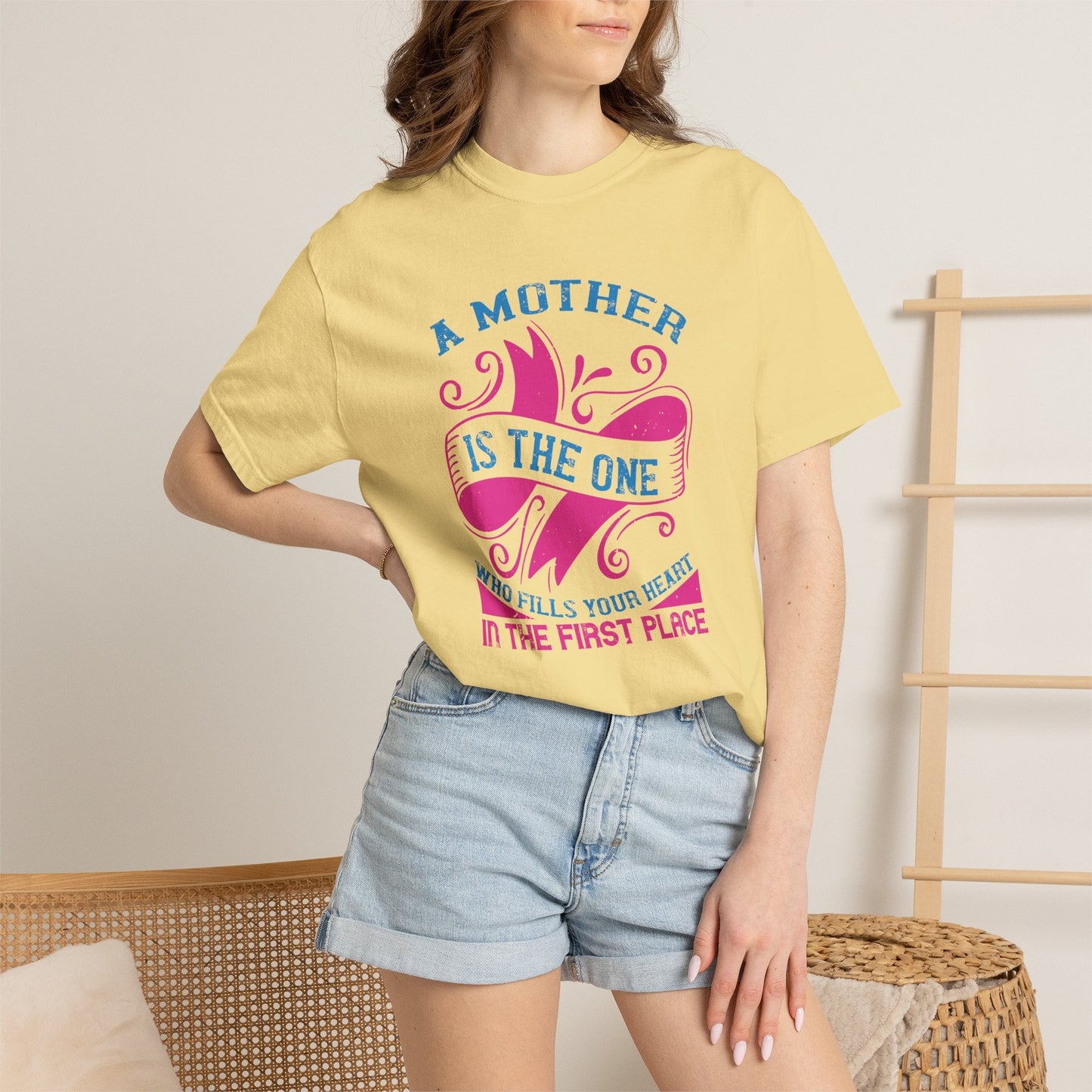 Mom T-shirt Mother Day Mama Tee Unisex Comfort Colors Garment-Dyed Cotton h54