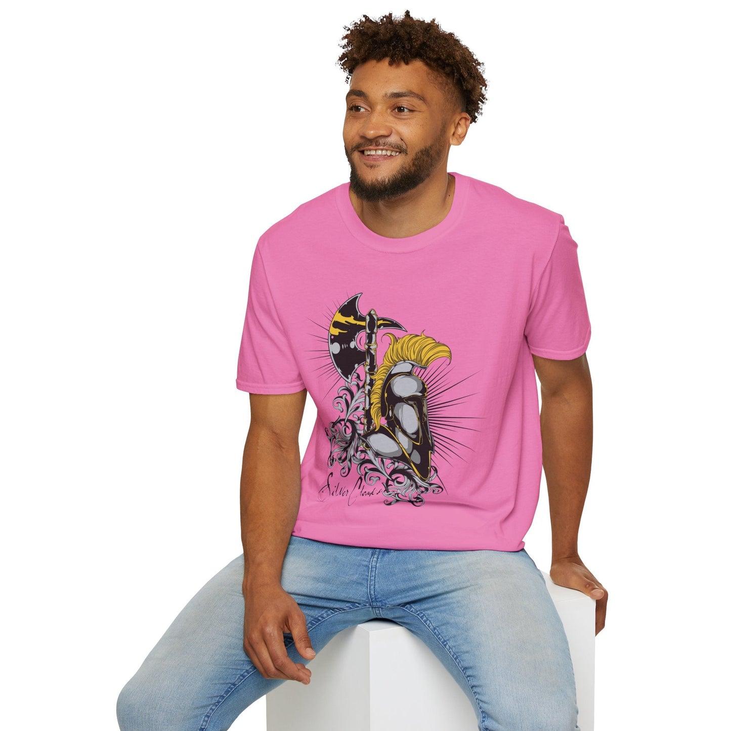 Unisex Art Graphic Shirt 100 Percent Ring Spun Cotton Softstyle Tee For Everyday Comfort And Style